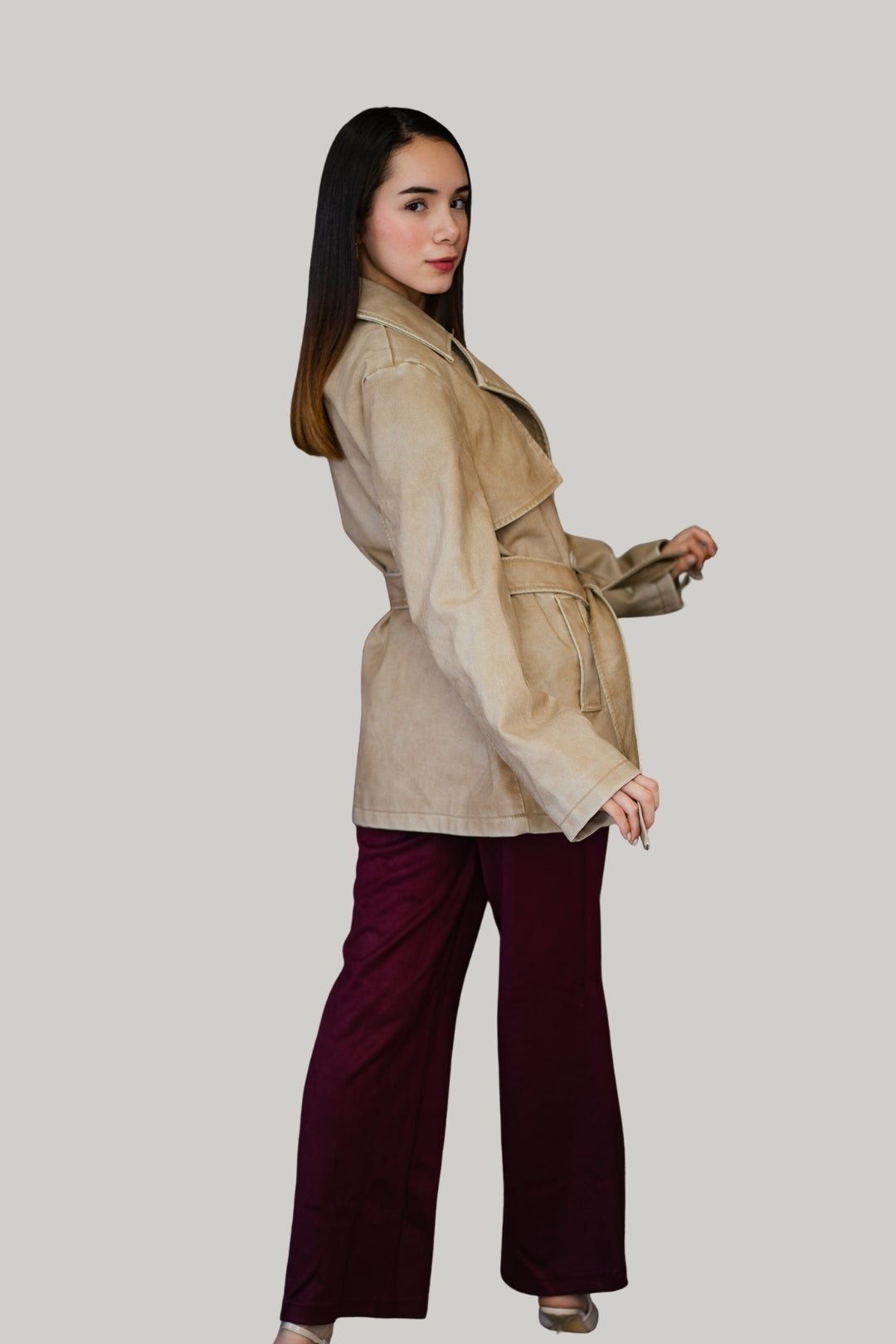 Chamarra Trench Vinipiel