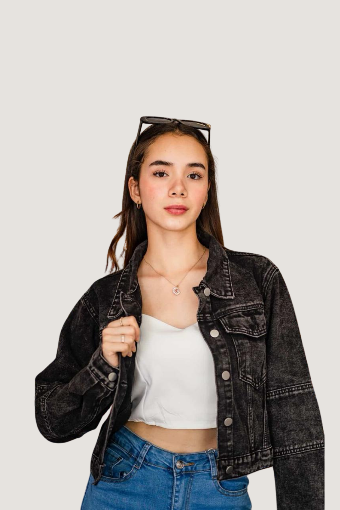 Chamarra de Mezclilla Pintada a Mano DIseño