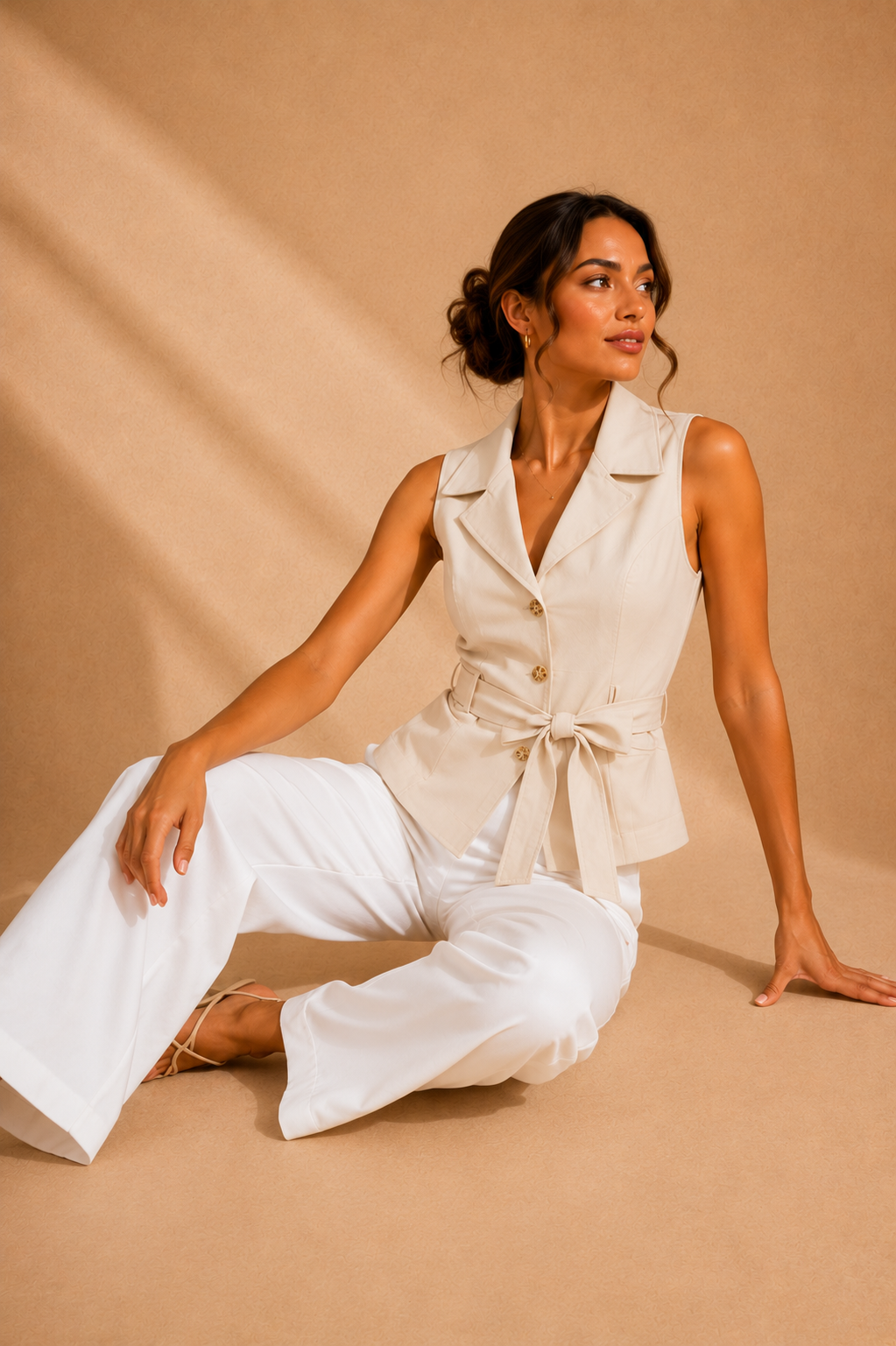 CHALECO TAUPE MUSE