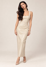 VESTIDO IVORY SCULPT