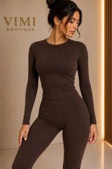 BLUSA DEPORTIVA MOCHA ESSENTIAL