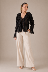BLUSA NOIR CASCADE