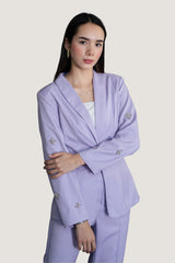 Conjunto de Blazer y Pantalón "Crystal Set" Lila