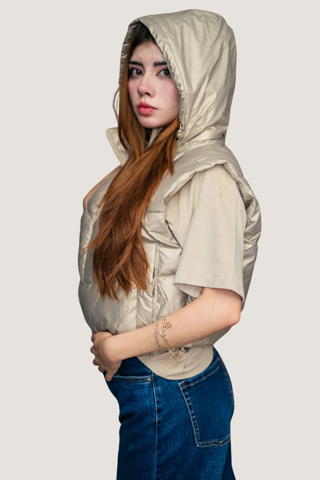 Jeans Boyfriend Fit Liso | Mezclilla Azul Oscuro 