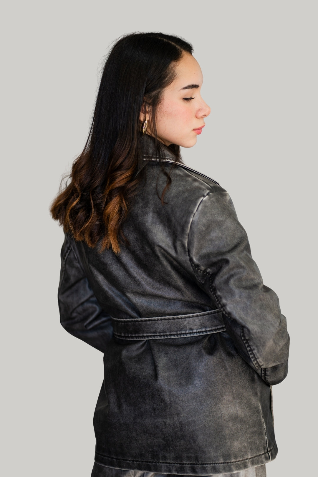 Chamarra Trench Vinipiel