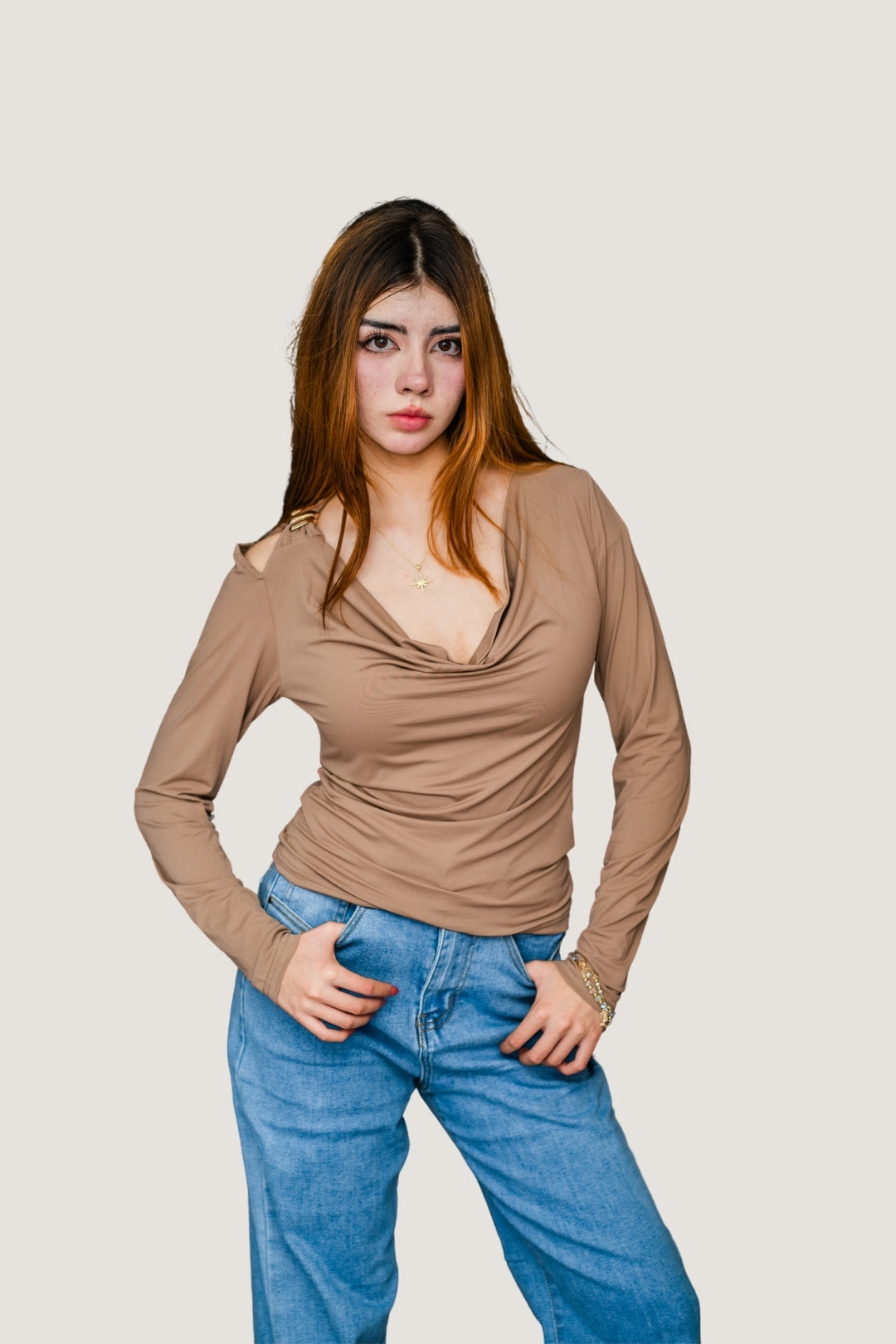 Jeans Wide Pants Liso | Mezclilla 