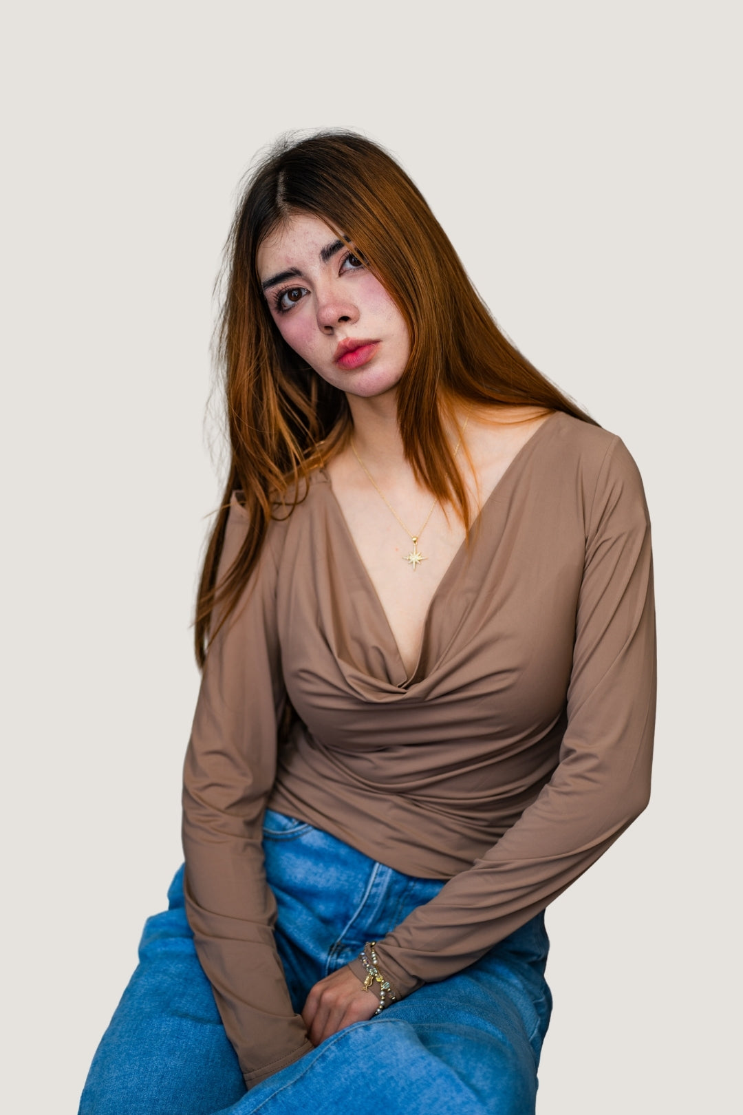 Jeans Wide Pants Liso | Mezclilla 