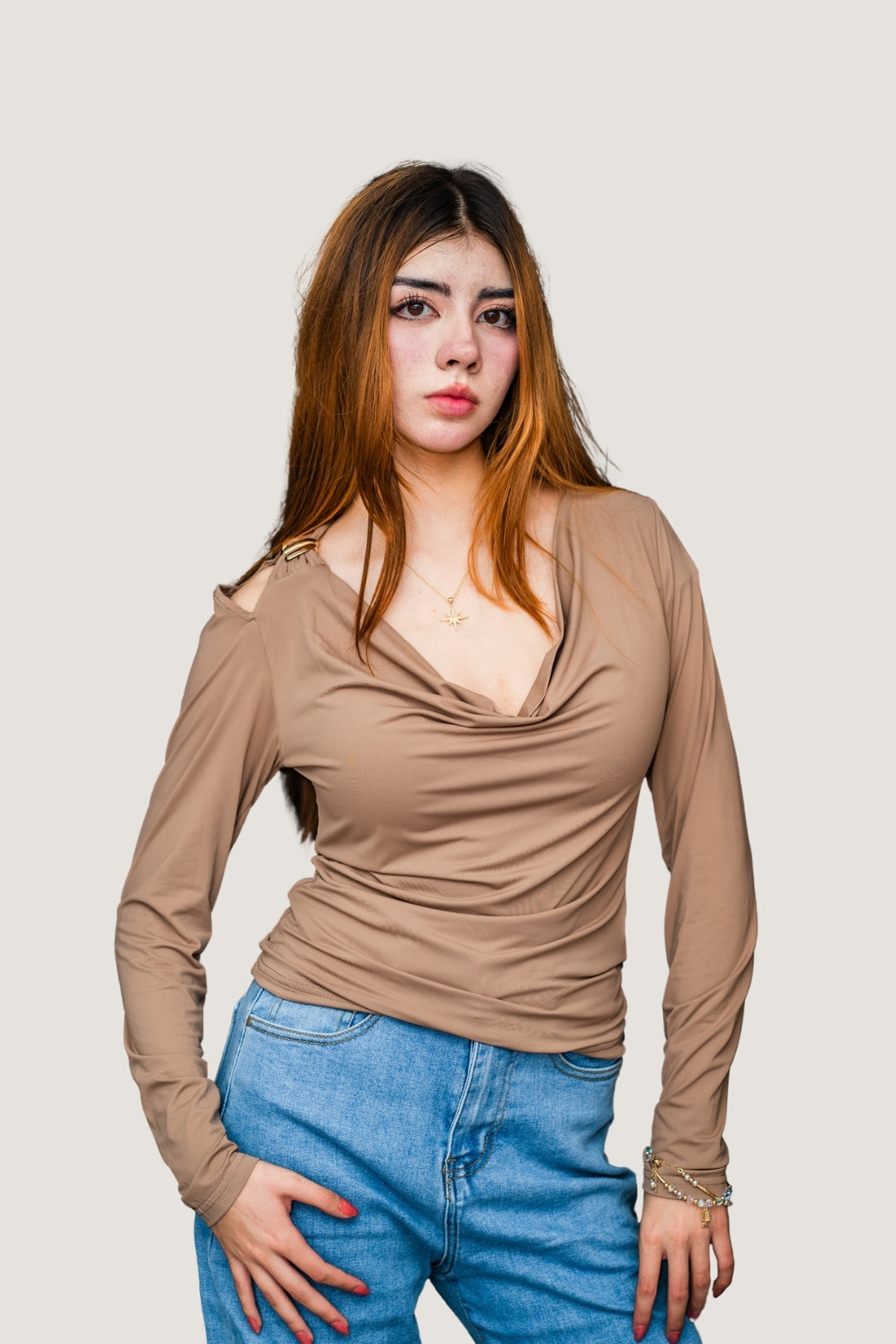 Jeans Wide Pants Liso | Mezclilla 