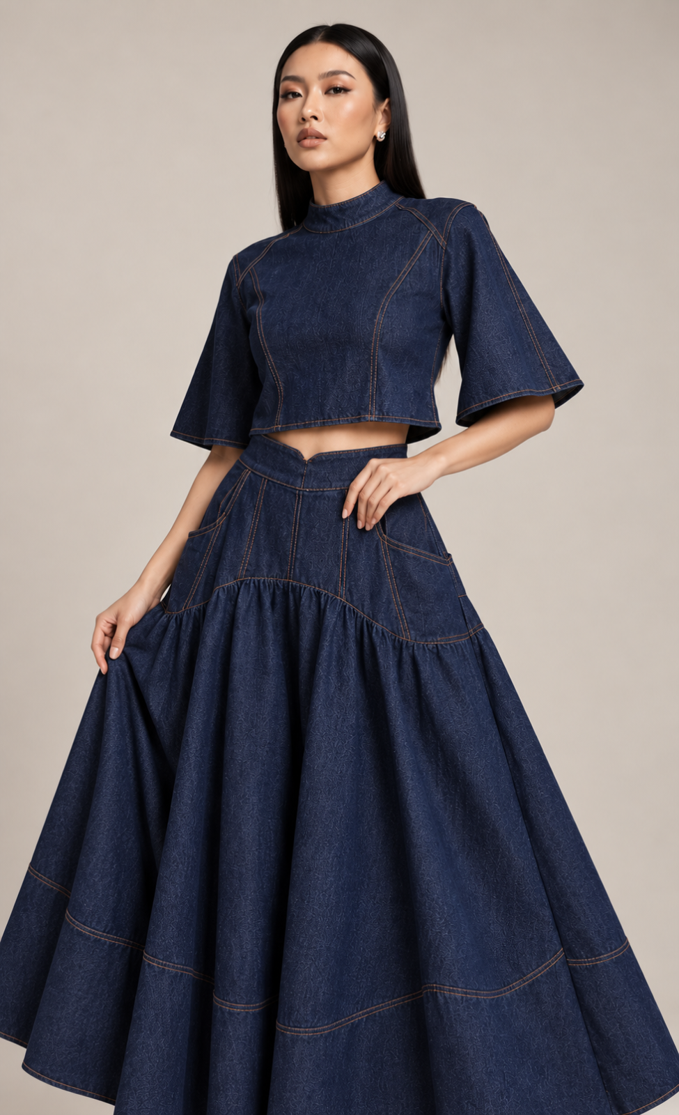 CONJUNTO DENIM ÉLITE