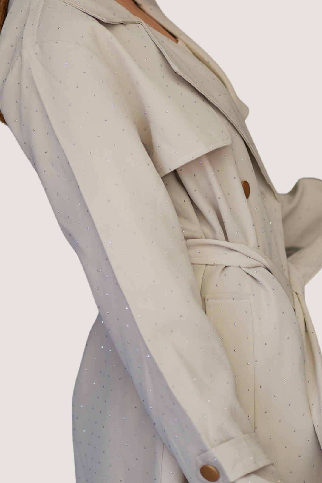 Abrigo con brillos 3/4