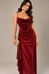 VESTIDO BORDEAUX ÉCLAT