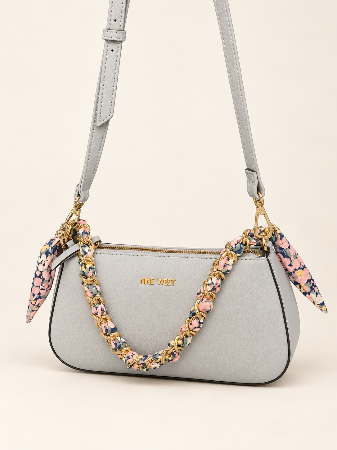 BOLSA NINE WEST FLORAL CHAIN