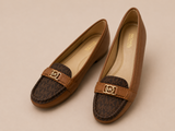 MOCASÍN MICHAEL KORS MONOGRAM CAMEL