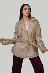 Chamarra Trench Vinipiel