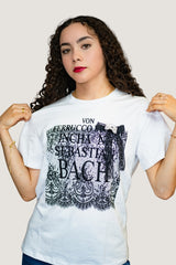 Playera Gráfica "Sebastian Bach" | Algodón Suave con Detalles de Encaje