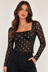 BLUSA LUNARES ELEGANCE NEGRA