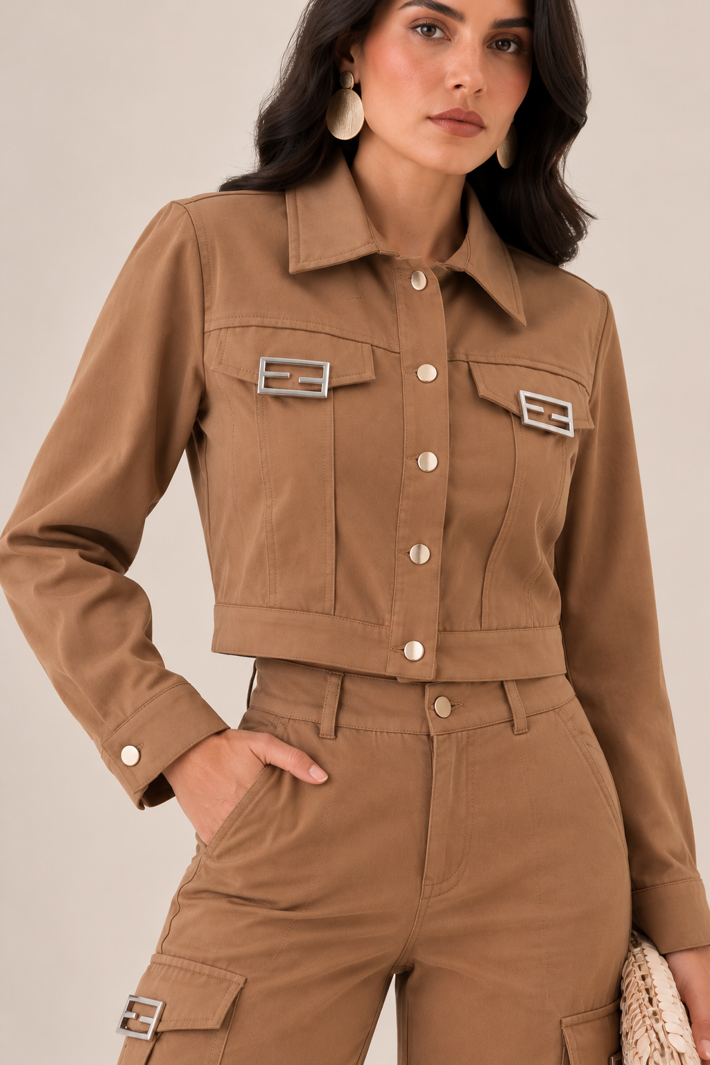 CONJUNTO MILANO CAMEL