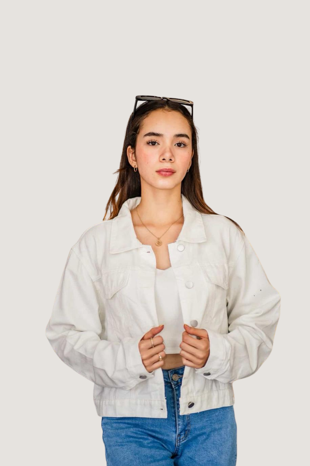 Chamarra de Mezclilla Pintada a Mano Diseño 