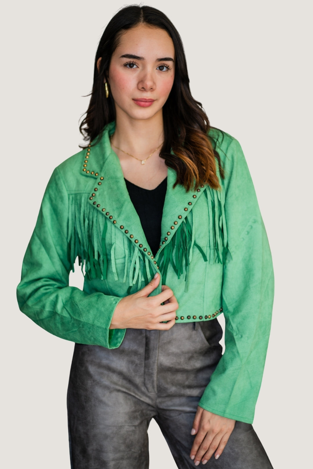 Pantalón de Vinipiel Liso | Estilo Audaz y Vanguardista