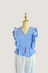 Blusa Detalles de Volantes