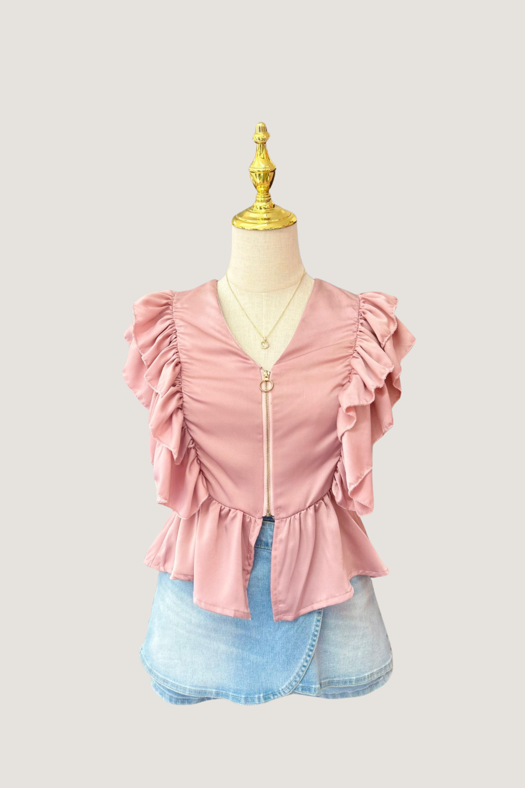 Blusa Detalles de Volantes