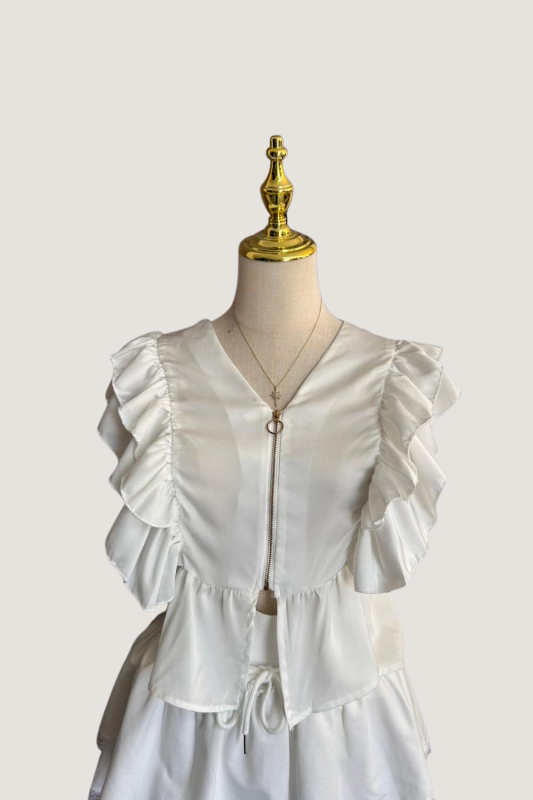 Blusa Detalles de Volantes