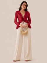 BLUSA ROUGE CHIFFON