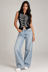 BLUSA NAPOLEÓN CONTRASTE BLANCO