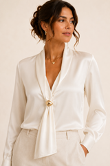 Blusa Satin Rose