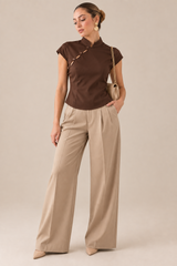 BLUSA ORIENTAL CHOCOLATE