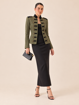 CHAQUETA MILITAR ÉLITE VERDE OLIVO