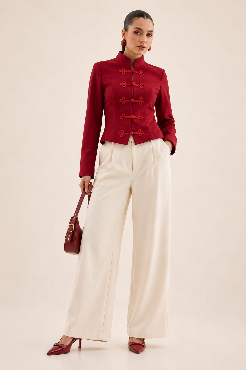 BLAZER  ORIENTAL ROUGE
