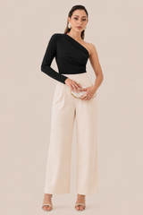 PANTALÓN PALAZZO MARFIL