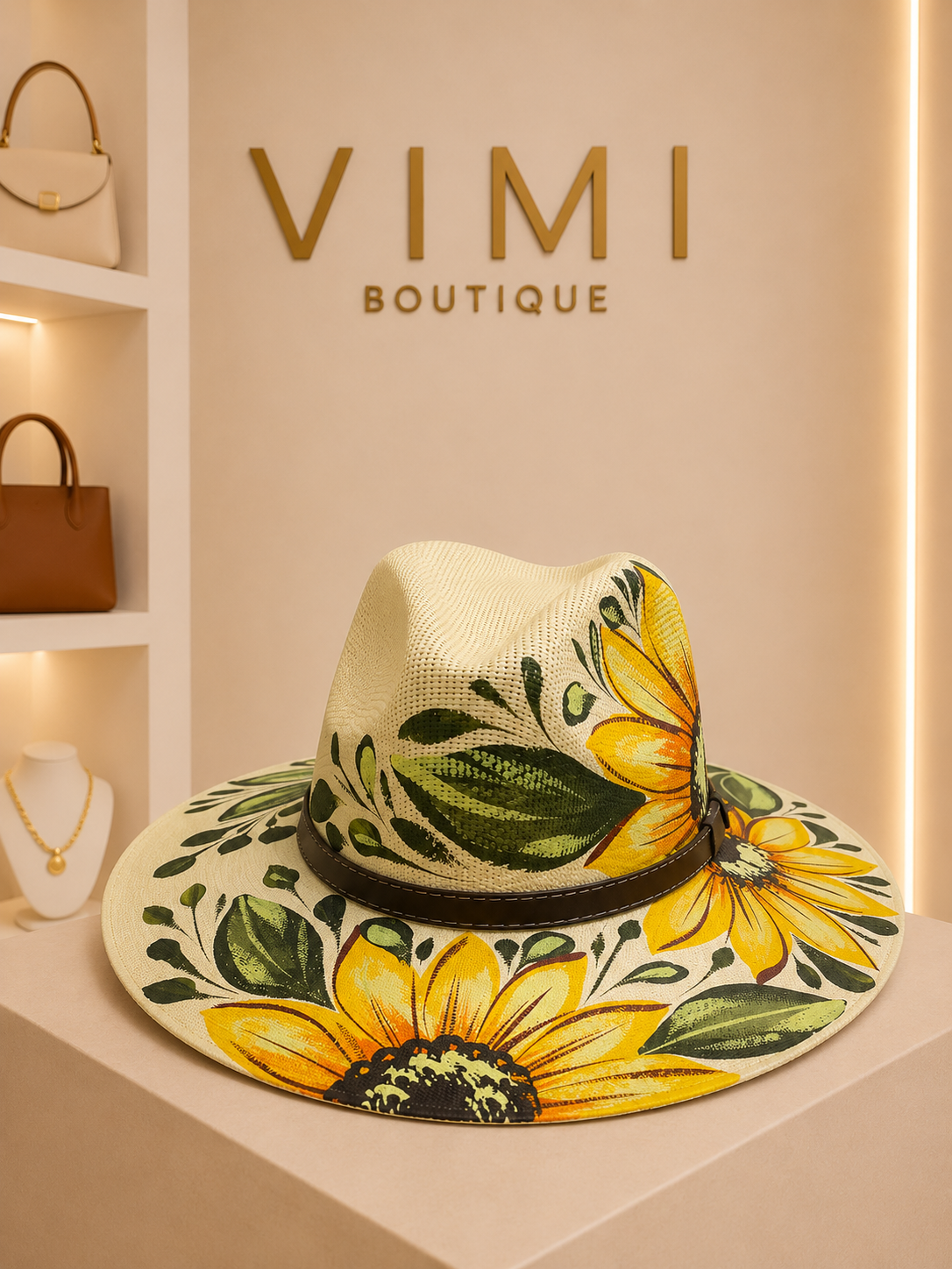 SOMBRERO GIRASOLES ARTESANALES