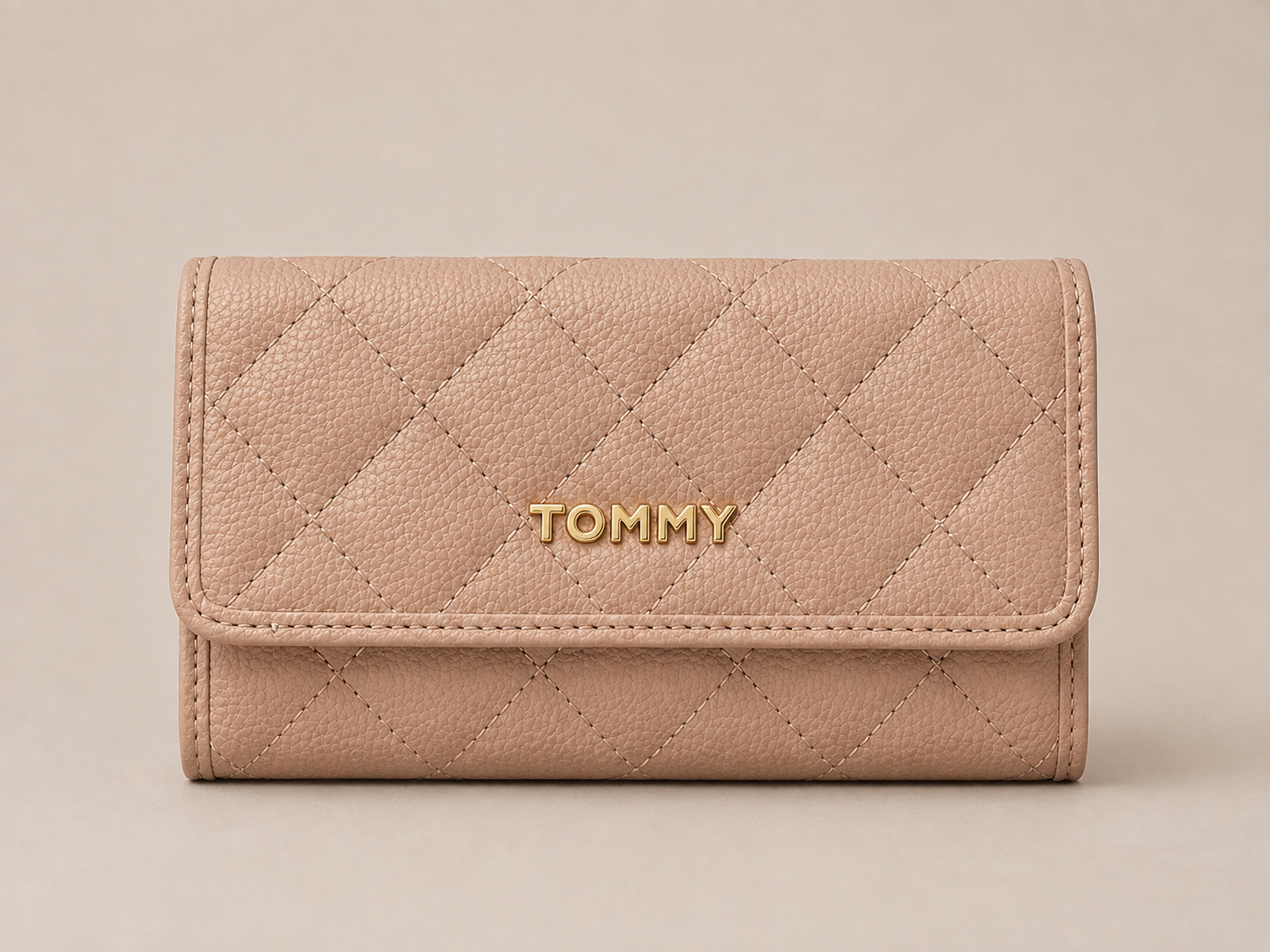 CARTERA TOMMY HILFIGER BEIGE