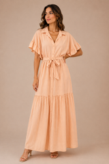 Vestido Largo Peach Breeze