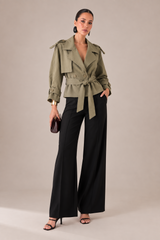 TRENCH JACKET OLIVE PARIS