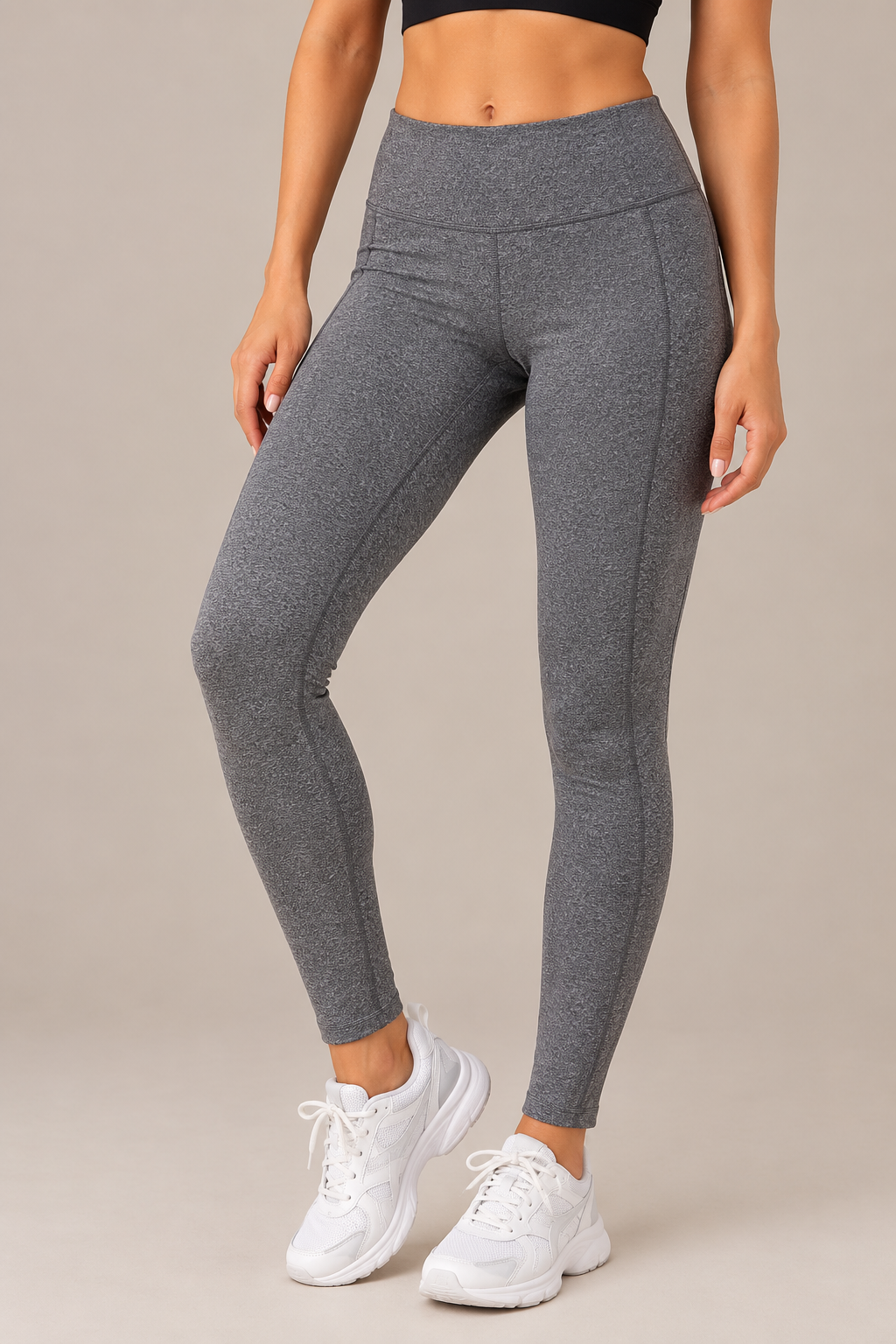 LEGGING DEPORTIVO HIGH WAIST GRIS