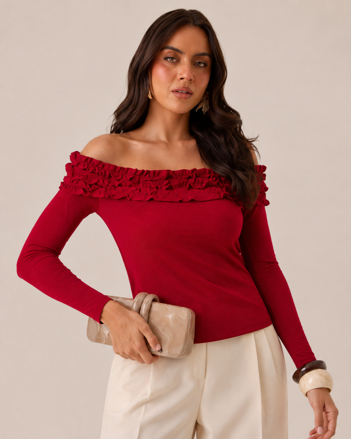BLUSA ROUGE BARDOT