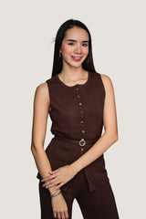 Conjunto Tejido "Modern Essentials" Café