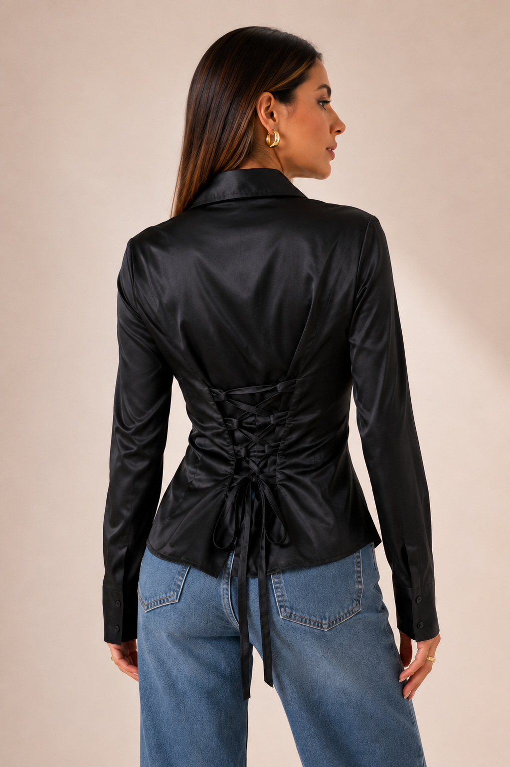 CAMISA VICTORIA LACE-UP