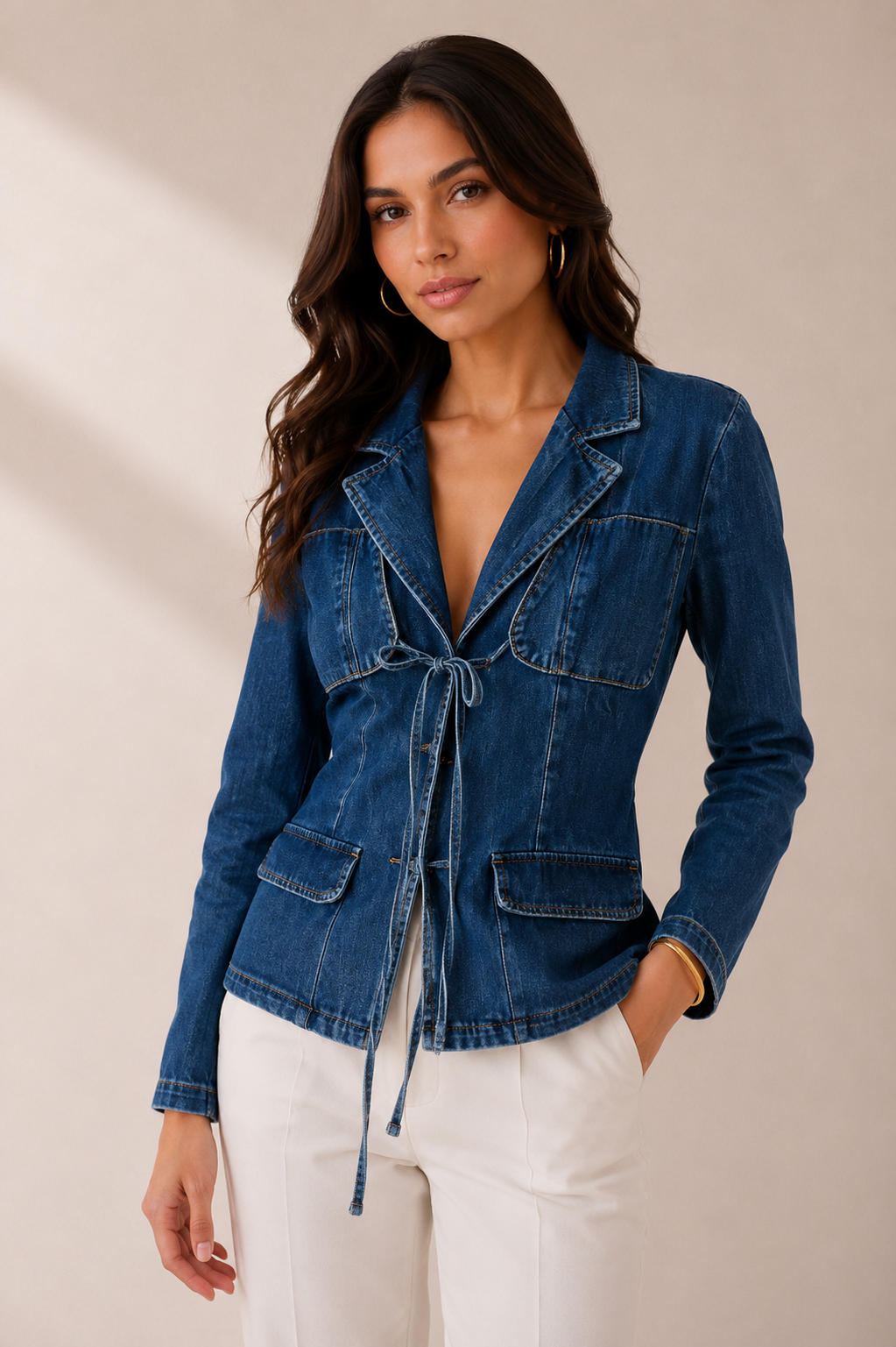 BLUSA DENIM SIGNATURE