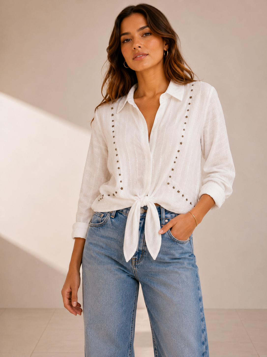 STARLIGHT WHITE SHIRT