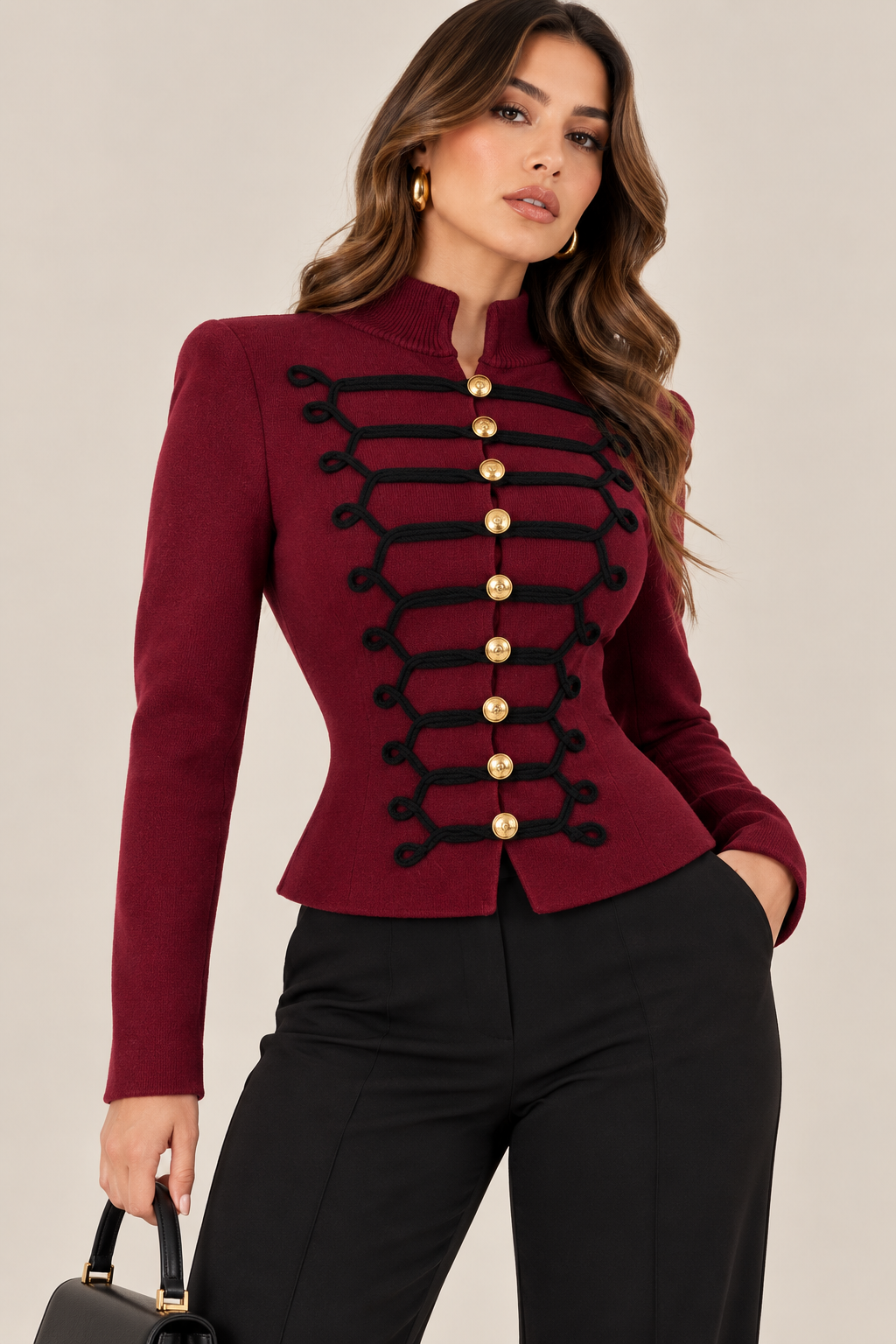 CHAQUETA NAPOLEÓN VINO