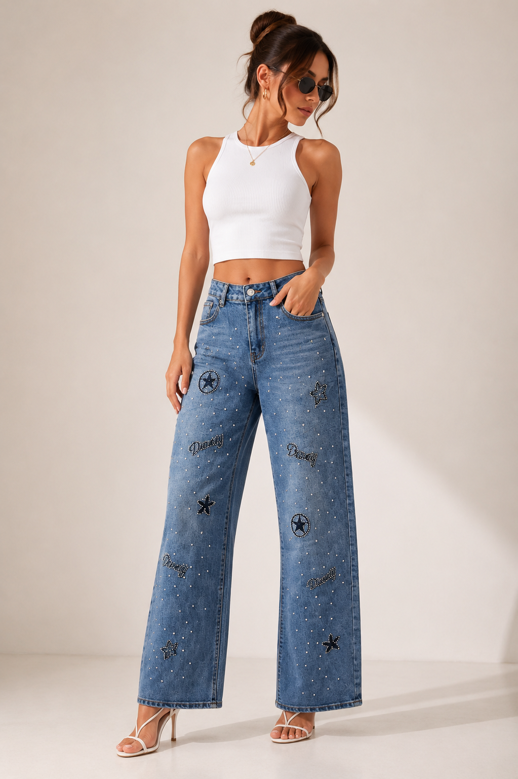 PANTALON DAZZLE DENIM