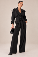 TRENCH JACKET NOIR PARIS