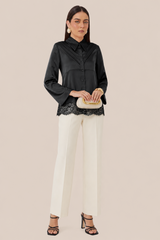 BLUSA NOIR DENTELLE