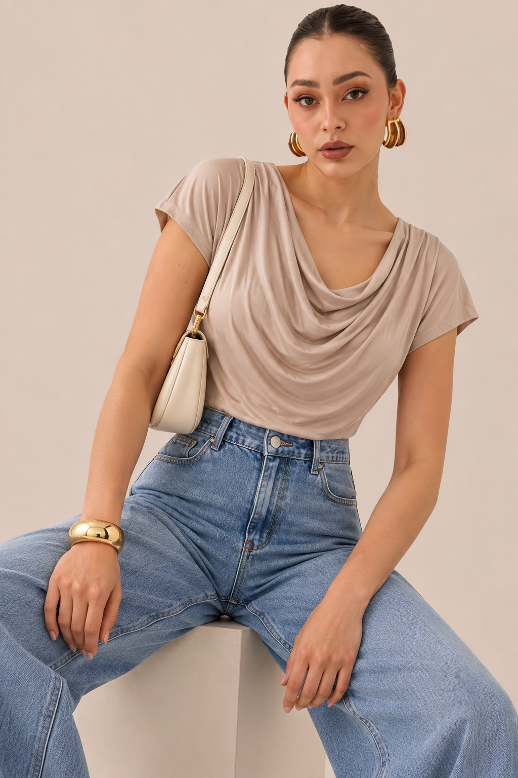 BLUSA SOFT BEIGE