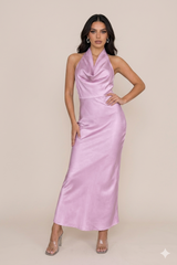 Vestido Rosa Satin