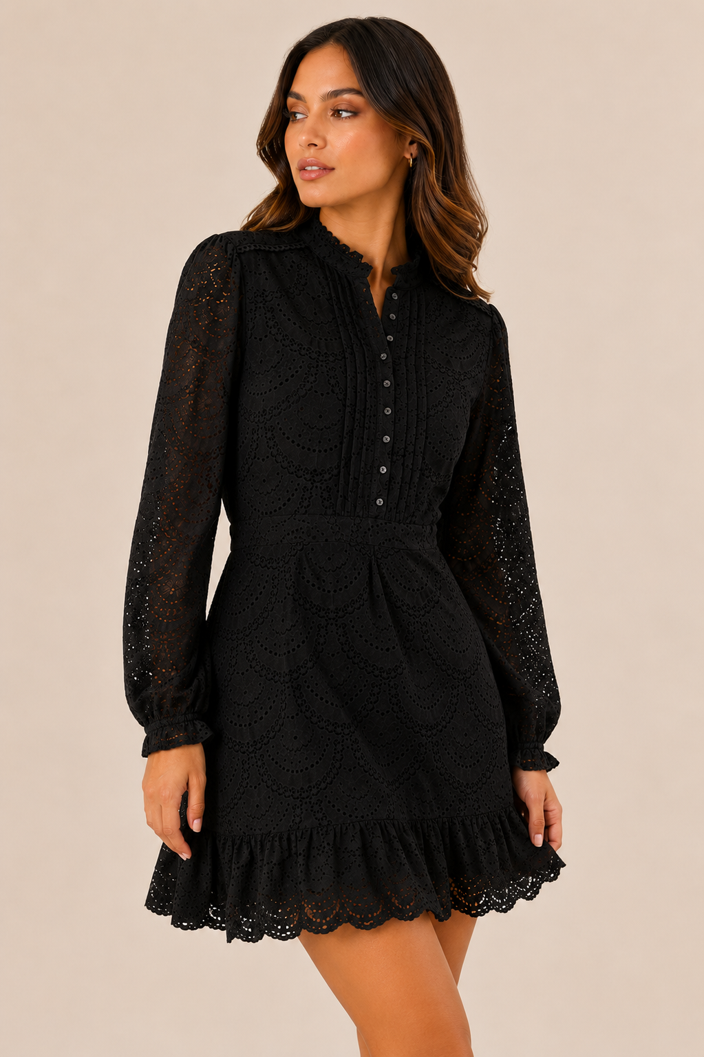 VESTIDO NOIR ELEGANCE